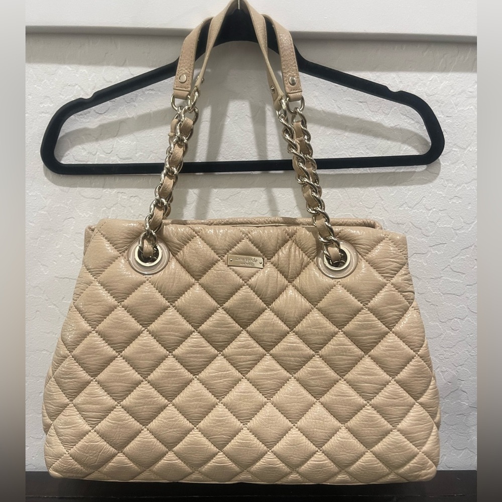 Kate Spade large tan handbag
